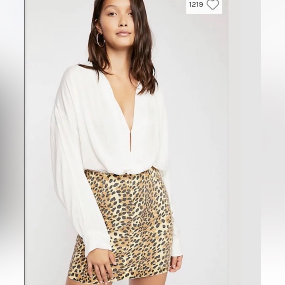 Free People Ladylike Lady Bodysuit White Medium - Picture 4 of 12